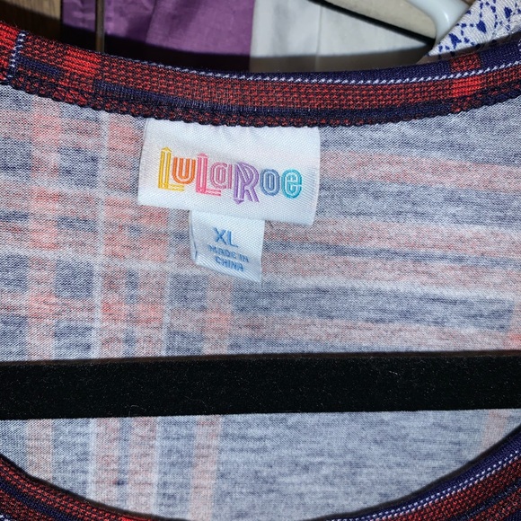 A dress high low hem xl brand new with tag. Red and blue. - Picture 2 of 2